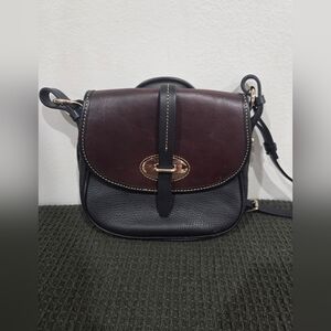 Dooney & Bourke Verona Leather Cristina Crossbody Bag black & brown